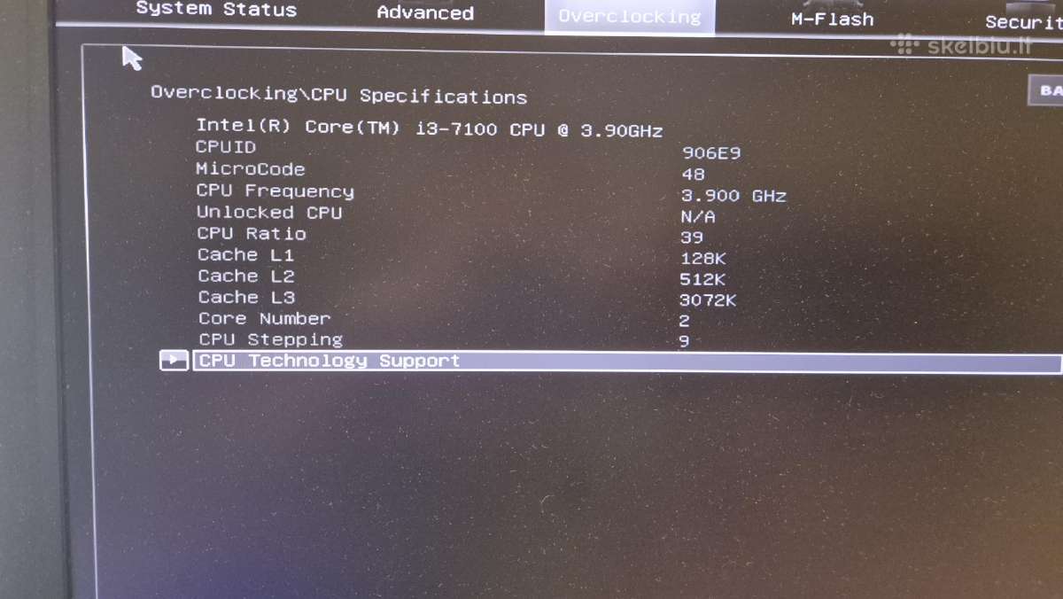 Kompiuteris i3-7100 / 8 GB / GT 710 2 GB / 1 TB - nuotraukos Nr. 10