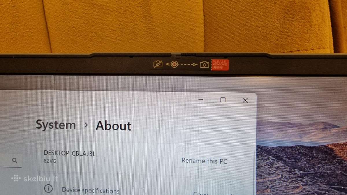 Nešiojamas kompiuteris Lenovo Ideapad 15amn7 15.6 - nuotraukos Nr. 3