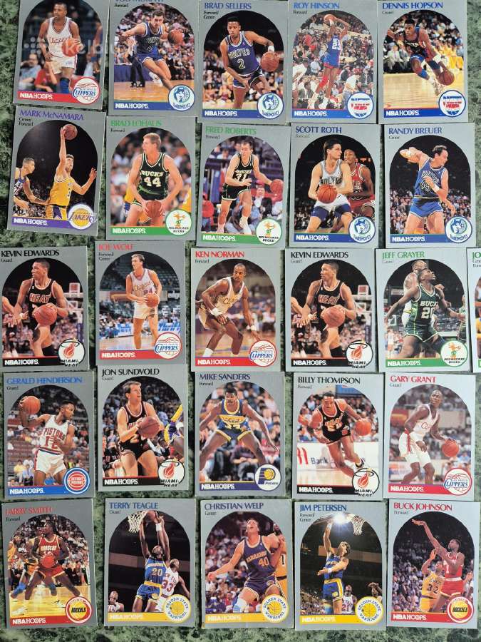 68 1990 m. Nba Hoops kortelės - nuotraukos Nr. 3