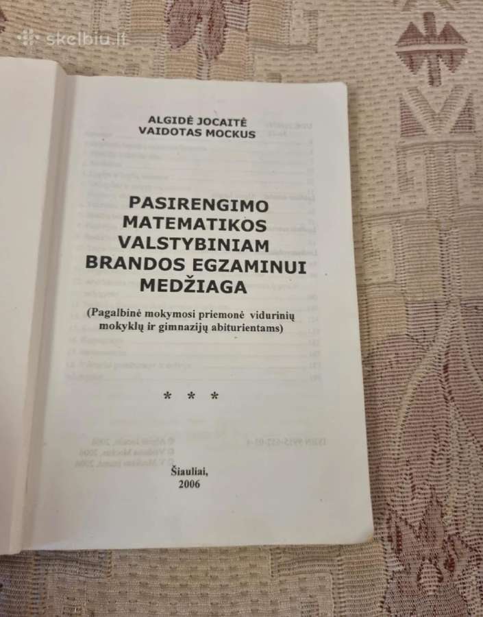 Pasirengimo matematikos brandos egzaminui - nuotraukos Nr. 2