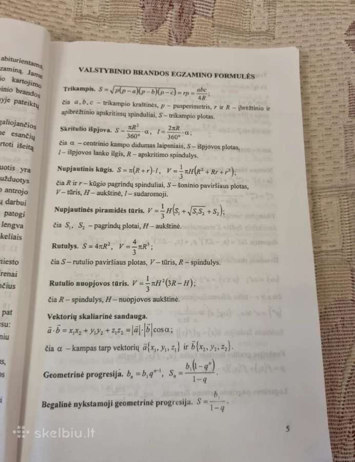 Pasirengimo matematikos brandos egzaminui - nuotraukos Nr. 4