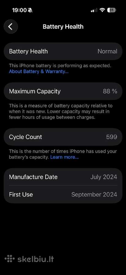 Phone 16 Pro 256 GB Desert Titanium - nuotraukos Nr. 7