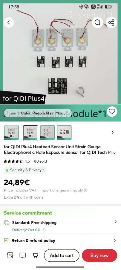 Qidi plus 4 3D spausdintuvas - nuotraukos Nr. 9