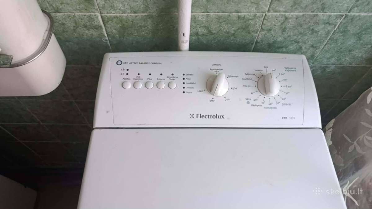 Parduodu Electrolux, 5 kg, pakraunamą per viršų - nuotraukos Nr. 3