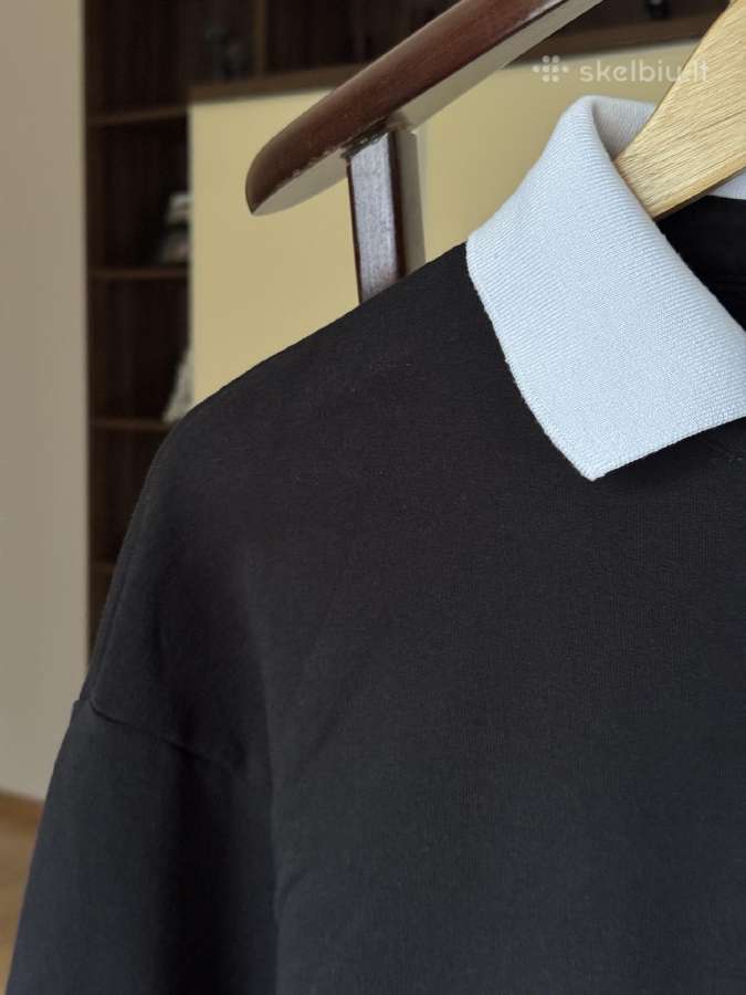 Weekend Collective rugby sweatshirt in black - nuotraukos Nr. 6