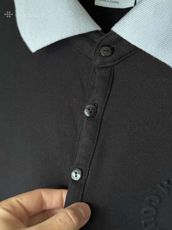 Weekend Collective rugby sweatshirt in black - nuotraukos Nr. 7