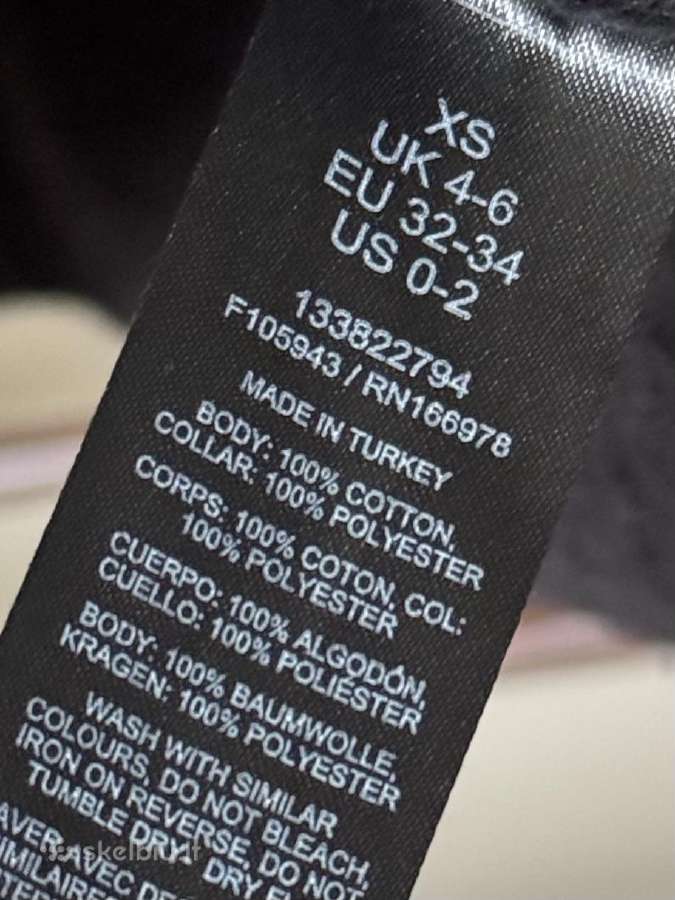 Weekend Collective rugby sweatshirt in black - nuotraukos Nr. 15