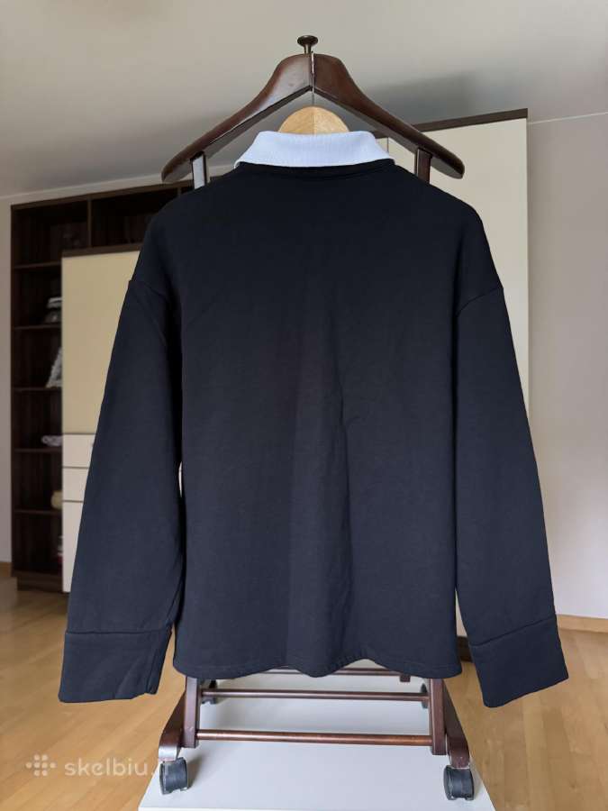 Weekend Collective rugby sweatshirt in black - nuotraukos Nr. 20