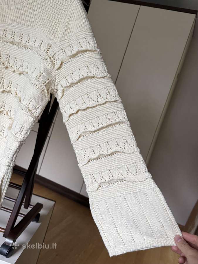 Naujas Yas Beige Knit Pullover megztinis - nuotraukos Nr. 9