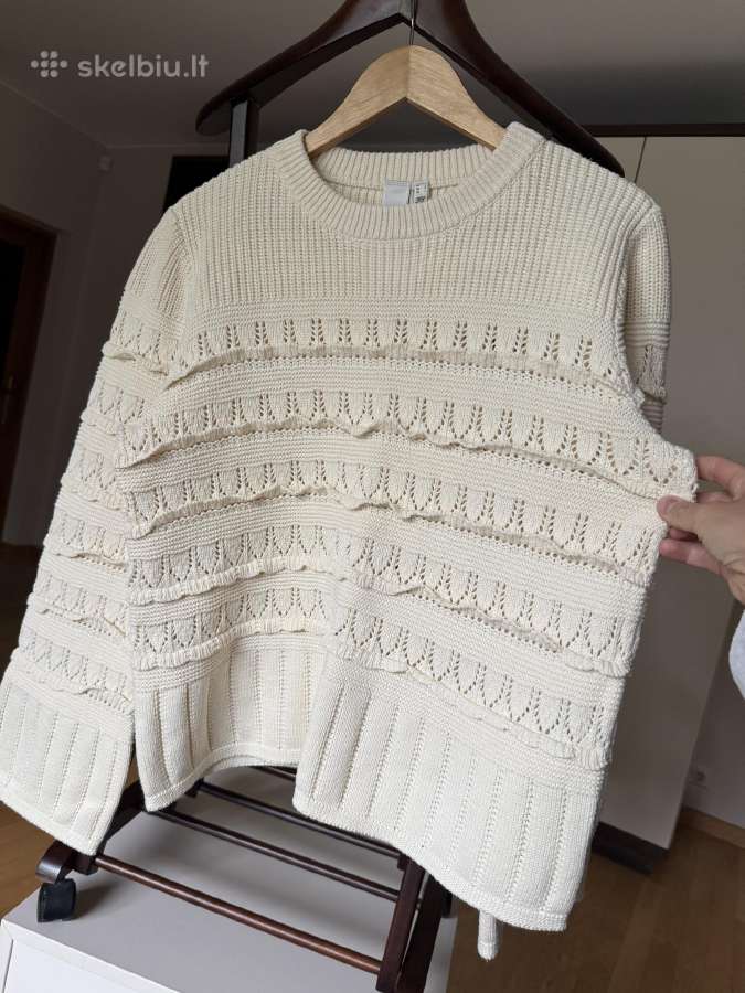 Naujas Yas Beige Knit Pullover megztinis - nuotraukos Nr. 14