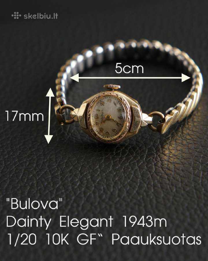 Moteriškas mechaninis "Bulova" laikrodis - nuotraukos Nr. 5