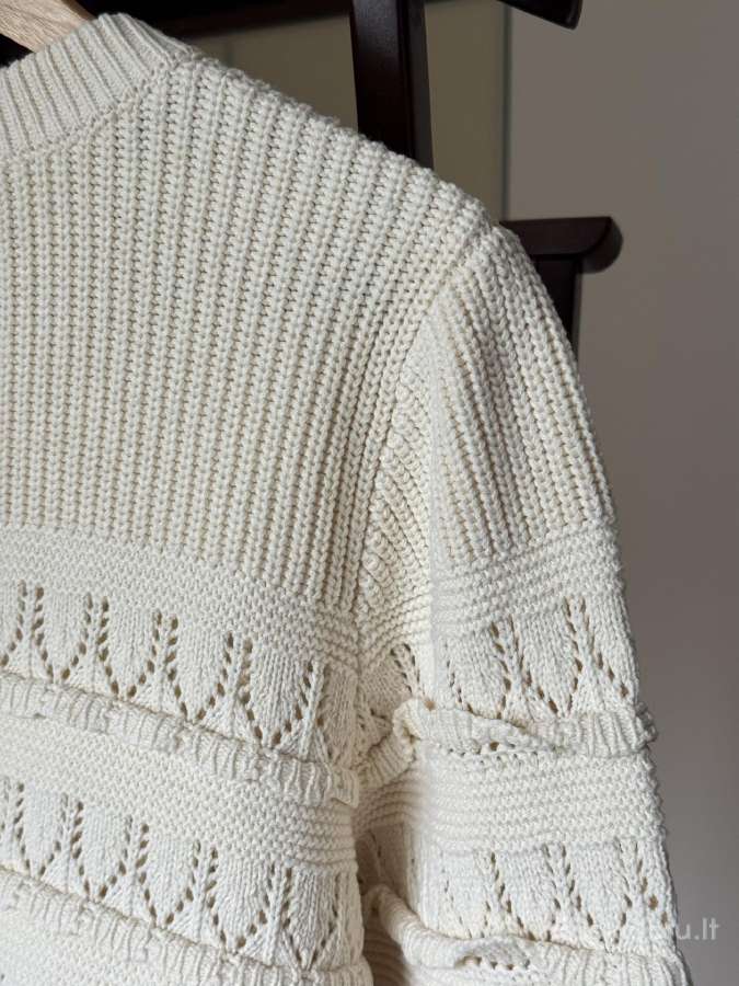 Naujas Yas Beige Knit Pullover megztinis - nuotraukos Nr. 20