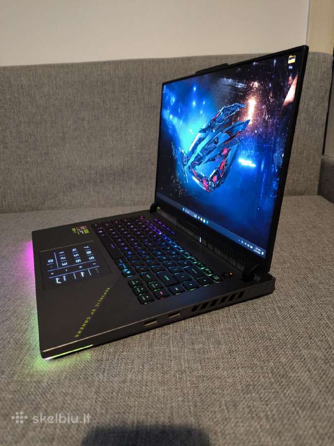 Asus Rog Strix 9955hx Rtx5070ti 12gb 32gb RAM - nuotraukos Nr. 3