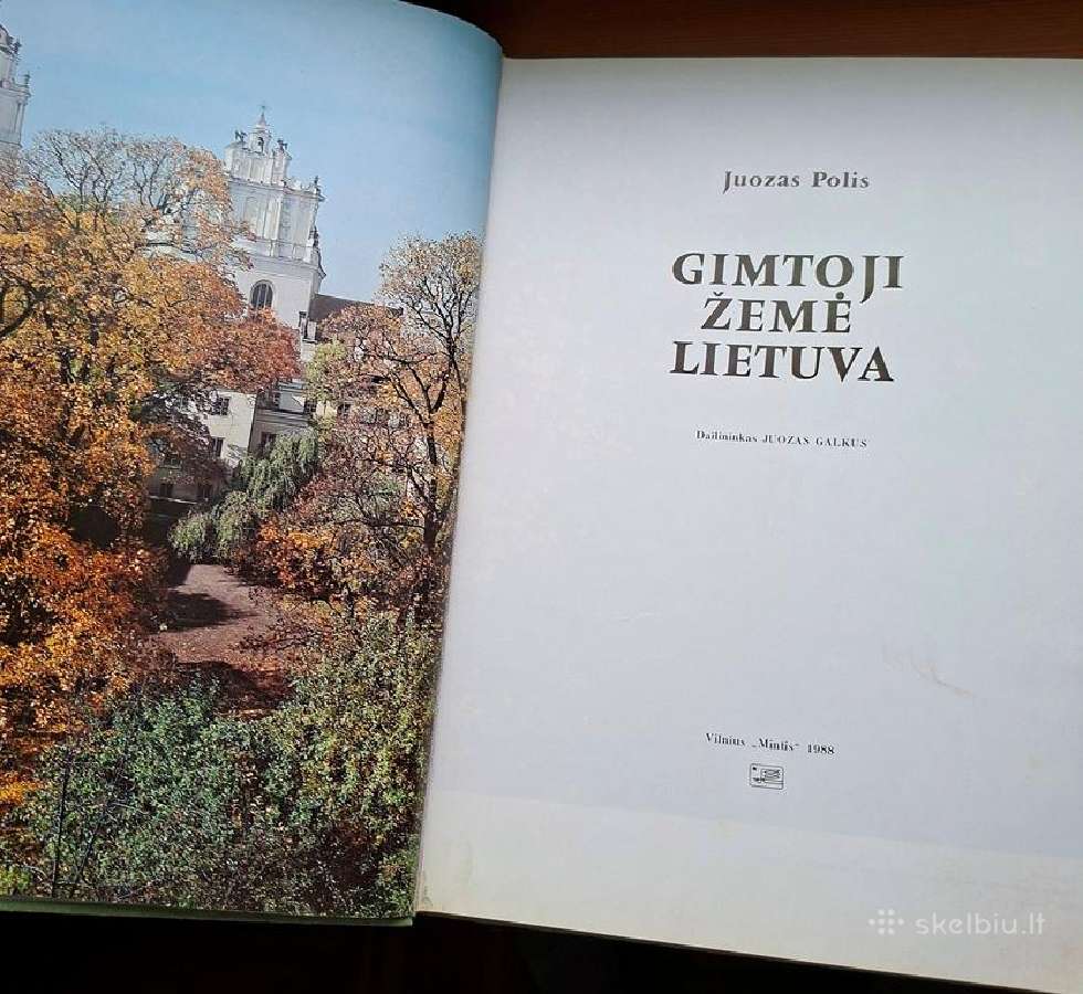 Knyga 1988m. Gimtoji žemė Lietuva - nuotraukos Nr. 2