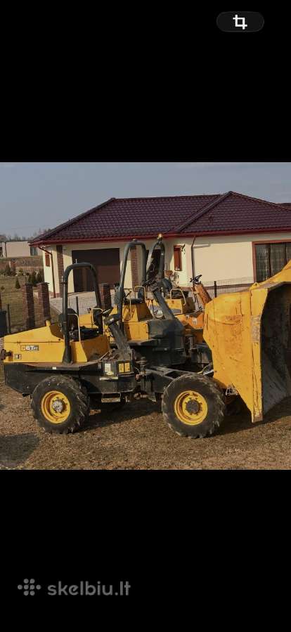 6 tonų JCB Dumperis Nuoma be operatoriaus - nuotraukos Nr. 3