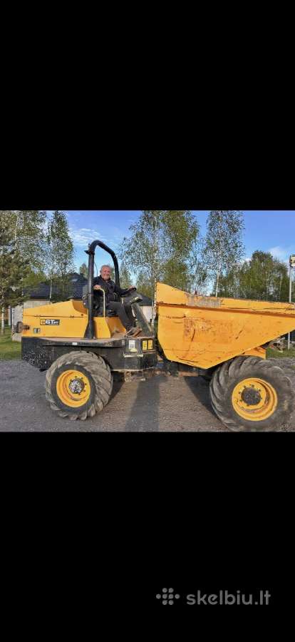 6 tonų JCB Dumperis Nuoma be operatoriaus - nuotraukos Nr. 4