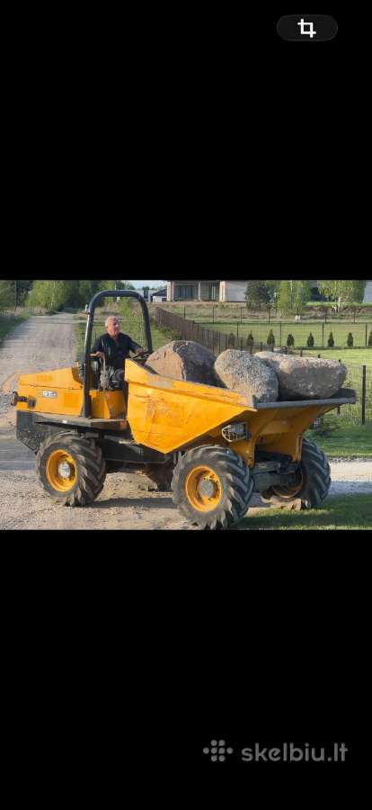 6 tonų JCB Dumperis Nuoma be operatoriaus - nuotraukos Nr. 5