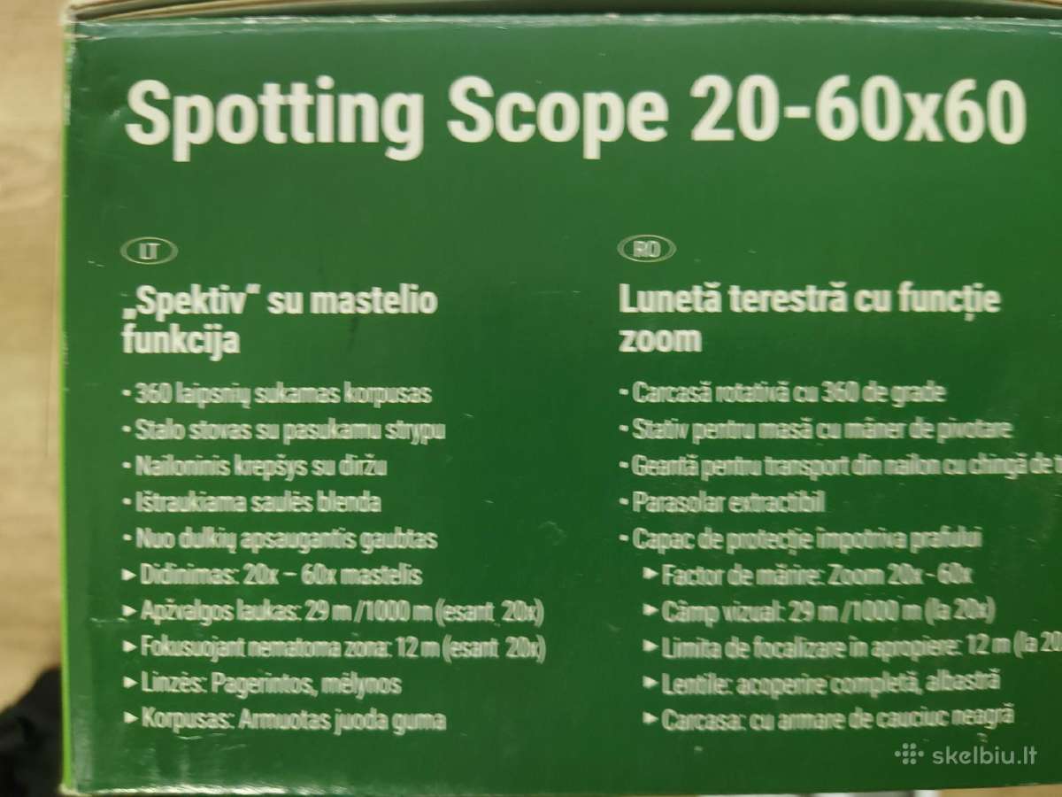 Teleskopas Bresser 20-60x60 - nuotraukos Nr. 6