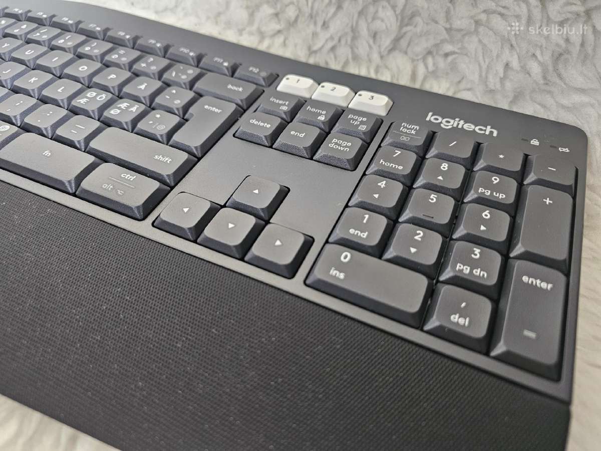 "Logitech K850" belaidė bluetooth klaviatūra - nuotraukos Nr. 3