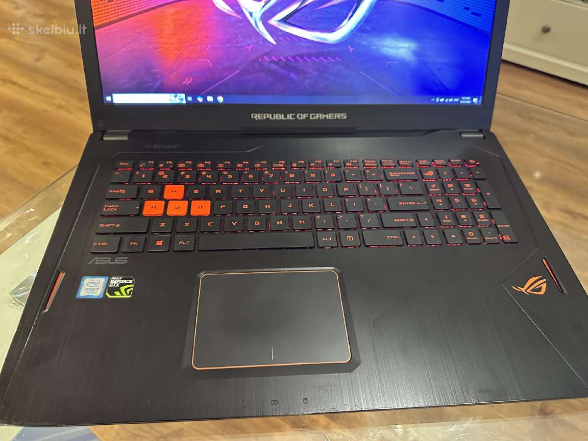 Rog Strix Gl702vm i7-7700hq Gtx 1060 - nuotraukos Nr. 2