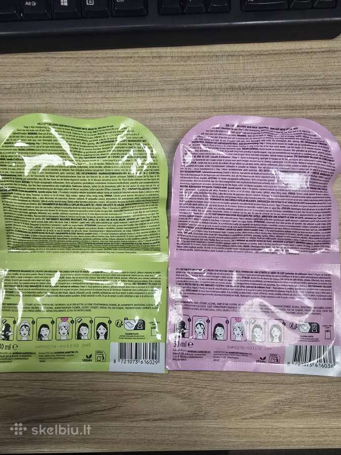 Plaukų kaukės su kepurėle 30 ml – 2 vnt. - nuotraukos Nr. 2