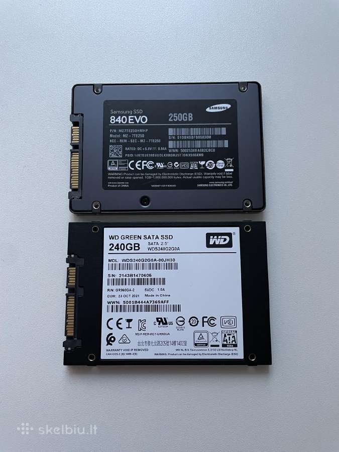 2.5" Sata SSD 250gb/500gb - nuotraukos Nr. 2