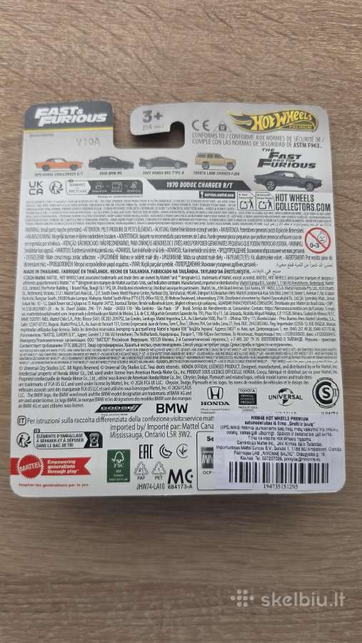 Hot Wheels Premium „1970 Dodge Charger R/t“ - nuotraukos Nr. 2