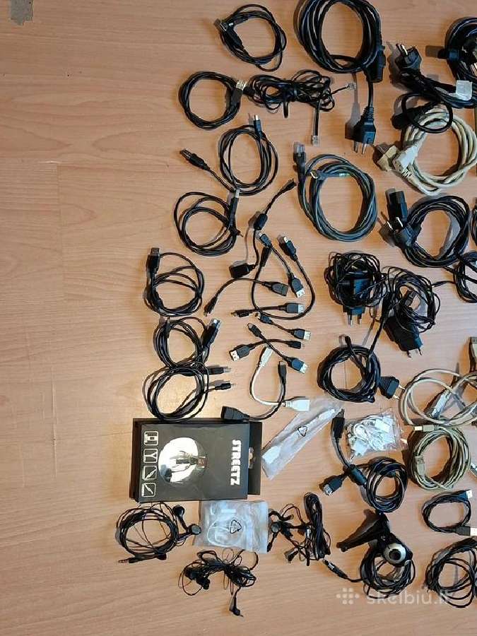 Įvairūs laidai, adapteriai ir IT priedai - nuotraukos Nr. 5