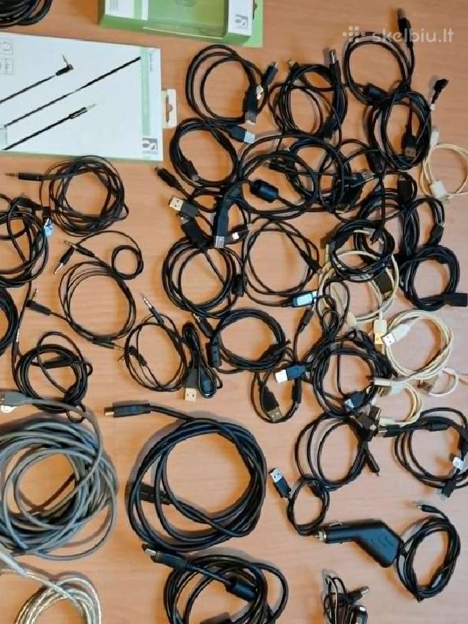Įvairūs laidai, adapteriai ir IT priedai - nuotraukos Nr. 7