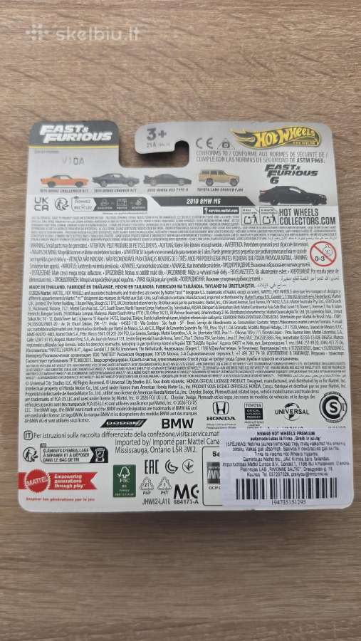 Hot Wheels Premium „2010 Bmw M5“ - nuotraukos Nr. 2
