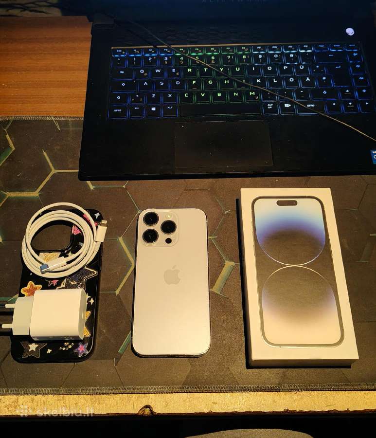 iPhone 14 Pro Silver 256gb - nuotraukos Nr. 2