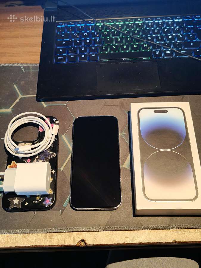 iPhone 14 Pro Silver 256gb - nuotraukos Nr. 3