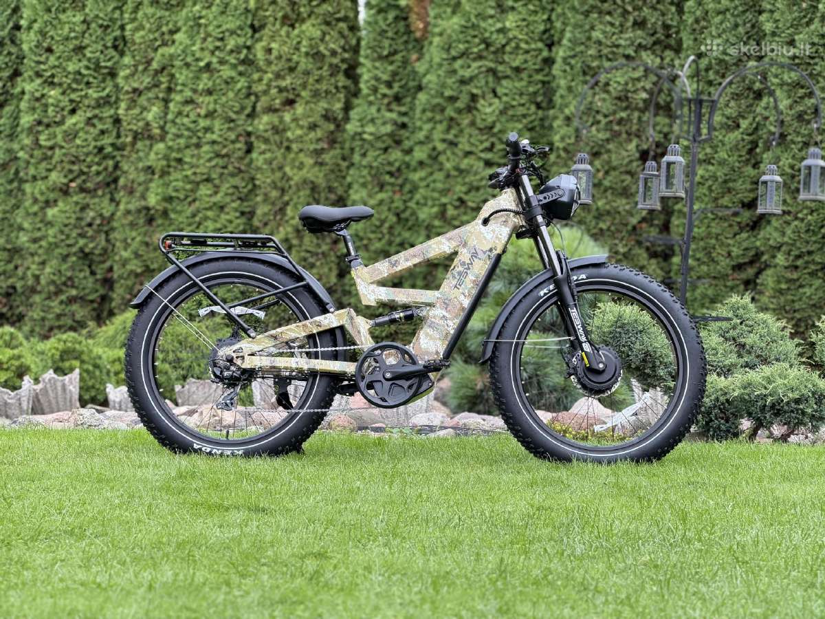 Tesway X9 Ultra elektrinis dviratis 60v 30ah - nuotraukos Nr. 12