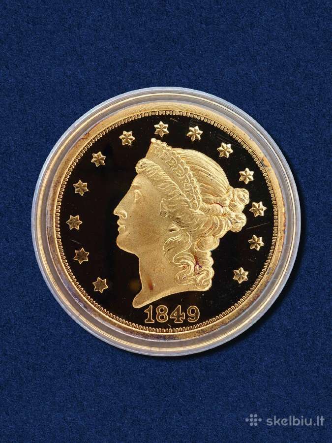 Monetų kopijos, paauksuotos JAV Amerika - nuotraukos Nr. 4