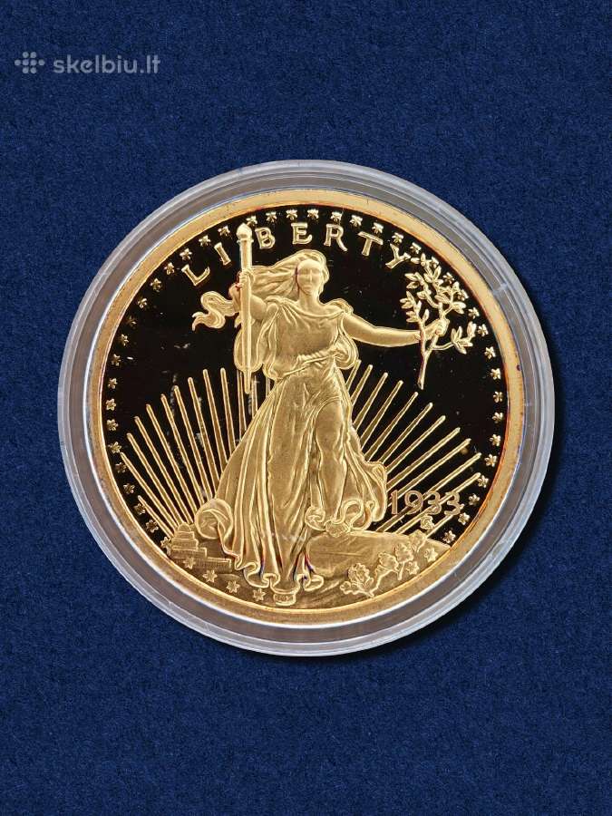 Monetų kopijos, paauksuotos JAV Amerika - nuotraukos Nr. 6