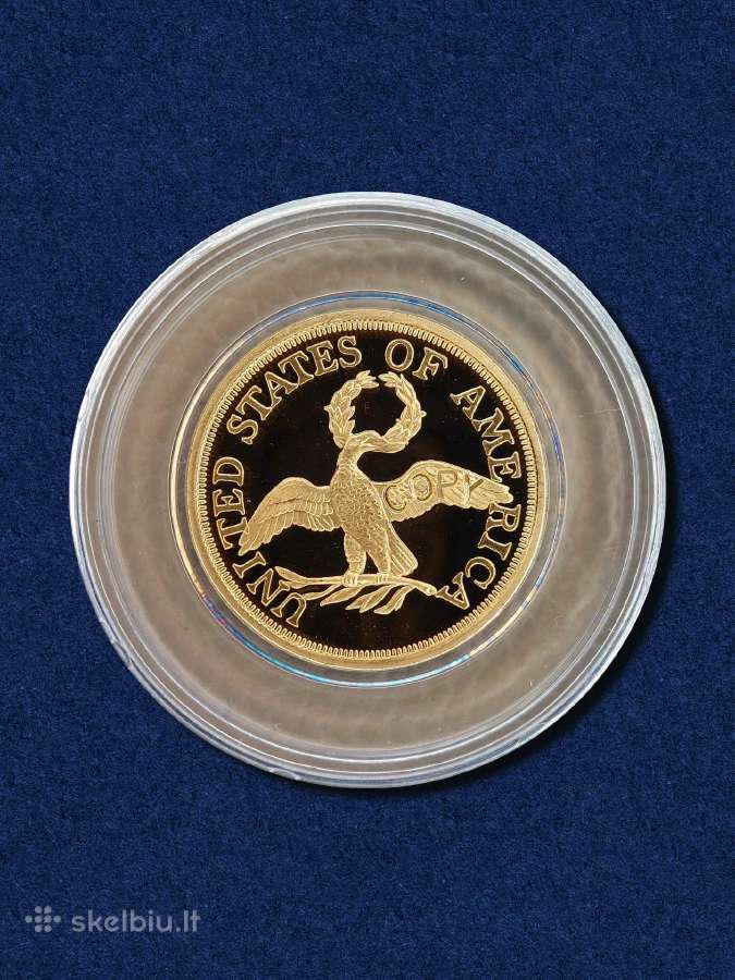 Monetų kopijos, paauksuotos JAV Amerika - nuotraukos Nr. 8