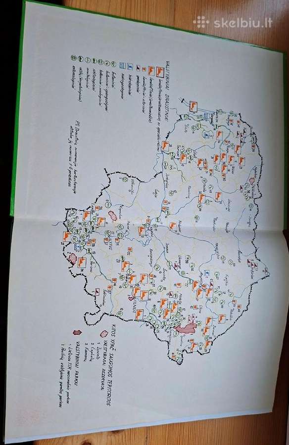 Knyga 1989 m. Lietuvos draustiniai - nuotraukos Nr. 2