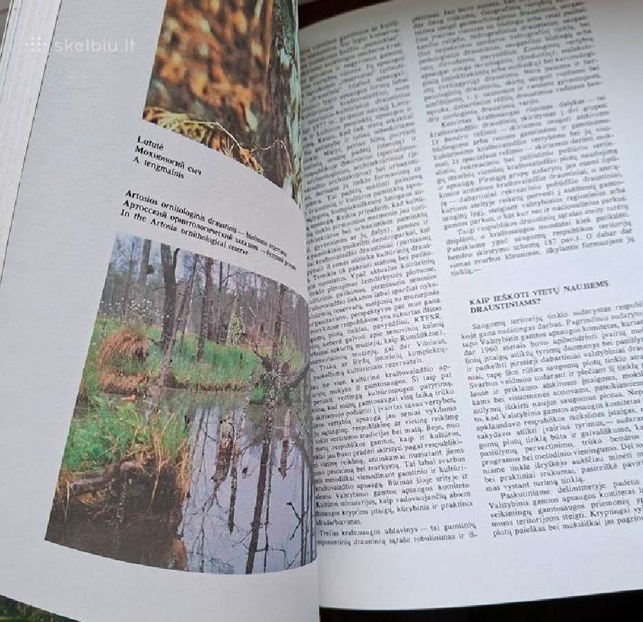 Knyga 1989 m. Lietuvos draustiniai - nuotraukos Nr. 6