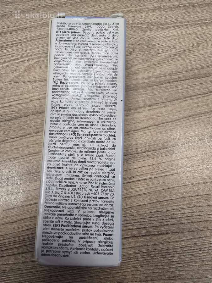 Skin Bliss Primer veido serumas 30 ml - nuotraukos Nr. 3