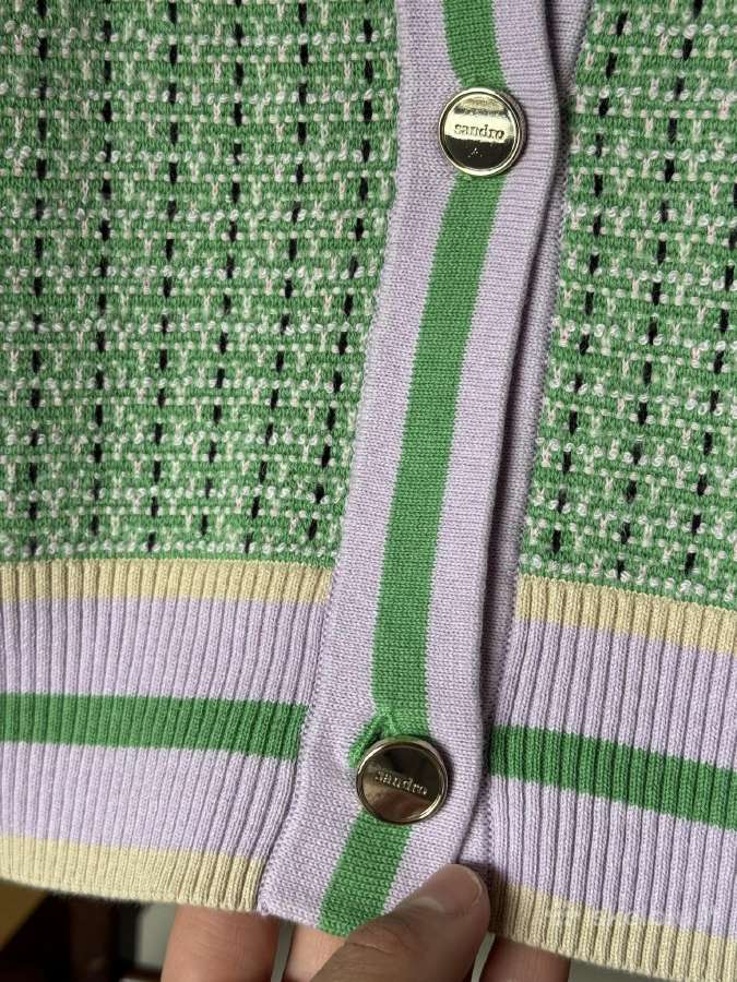 Naujas Sandro Paris cardigan in fancy tweed - nuotraukos Nr. 6