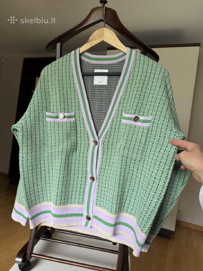 Naujas Sandro Paris cardigan in fancy tweed - nuotraukos Nr. 11