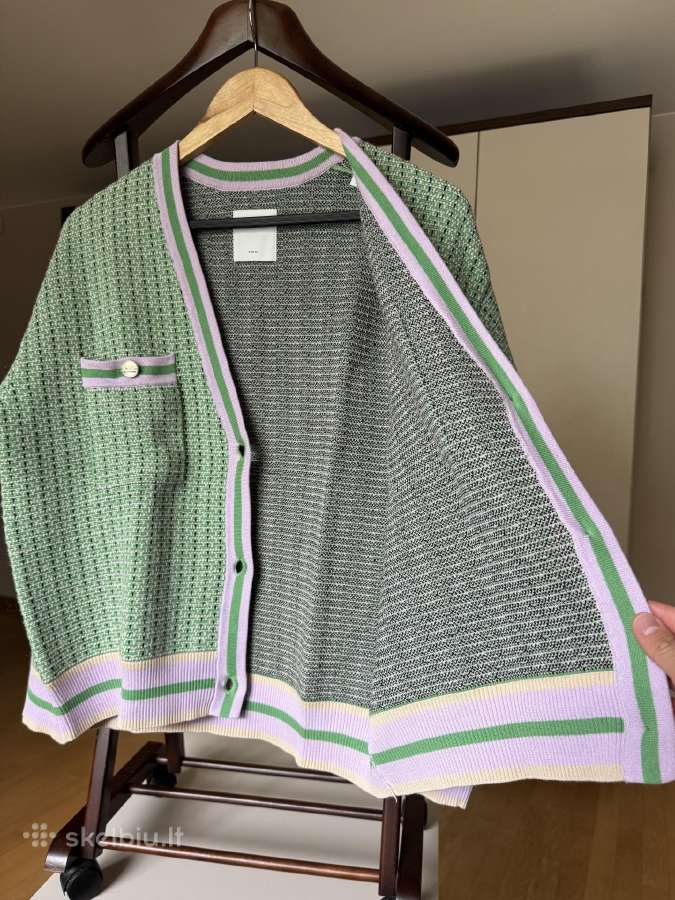 Naujas Sandro Paris cardigan in fancy tweed - nuotraukos Nr. 12