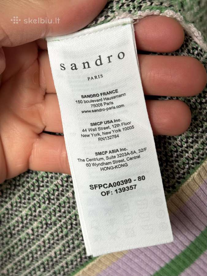 Naujas Sandro Paris cardigan in fancy tweed - nuotraukos Nr. 15
