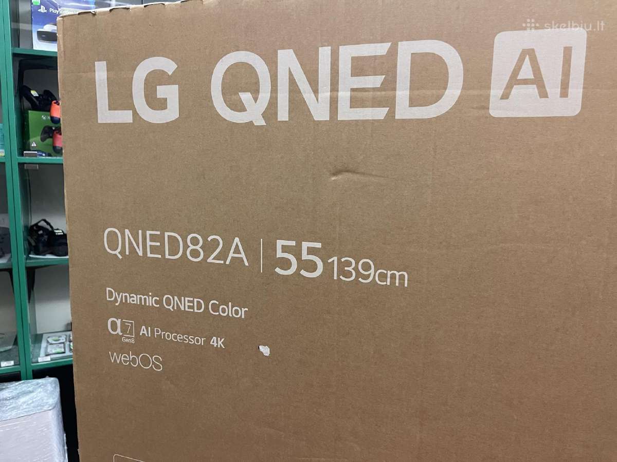 Naujas 140cm LG 55qned82 Ai 4k Uhd 24 mėn garantij - nuotraukos Nr. 4
