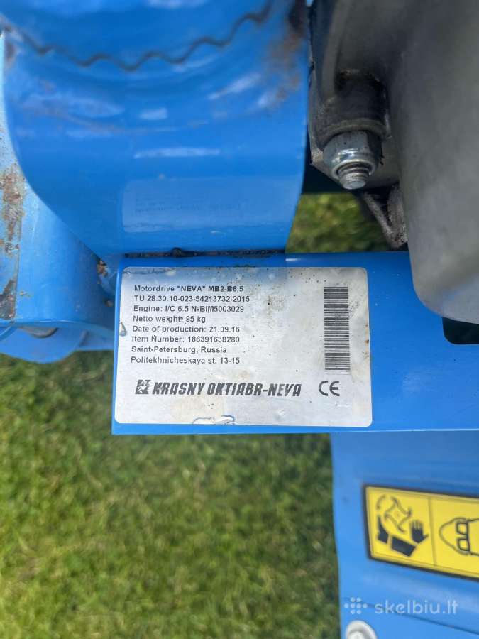 Motoblokas-kultivatorius Neva Mb2-b6,5 - nuotraukos Nr. 3