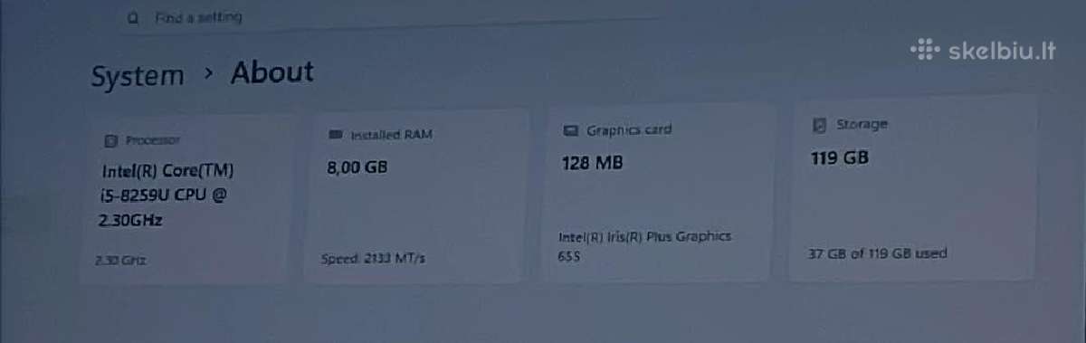 Intel Nuc 8beh - nuotraukos Nr. 4