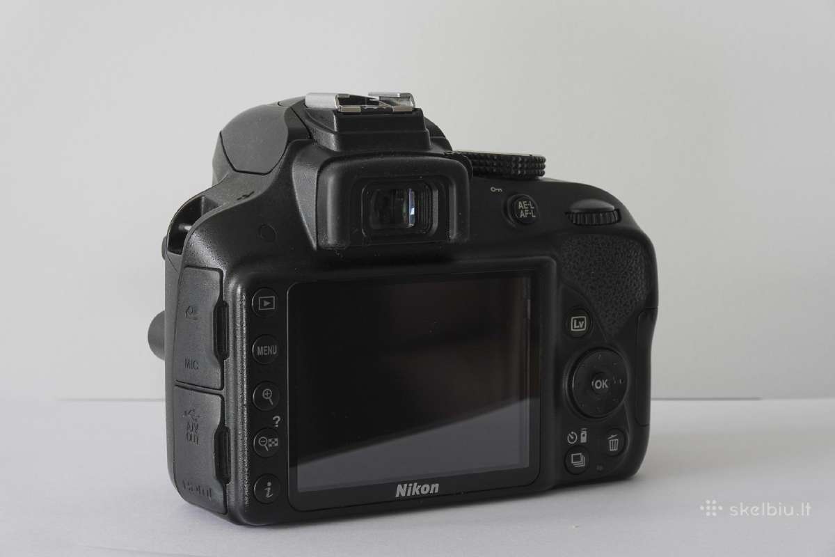 Nikon D3300 body - nuotraukos Nr. 2