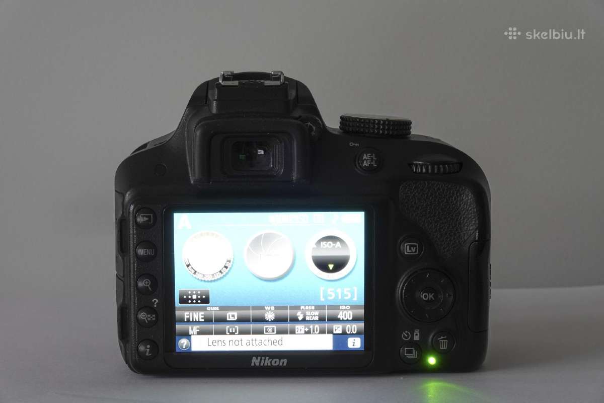 Nikon D3300 body - nuotraukos Nr. 3