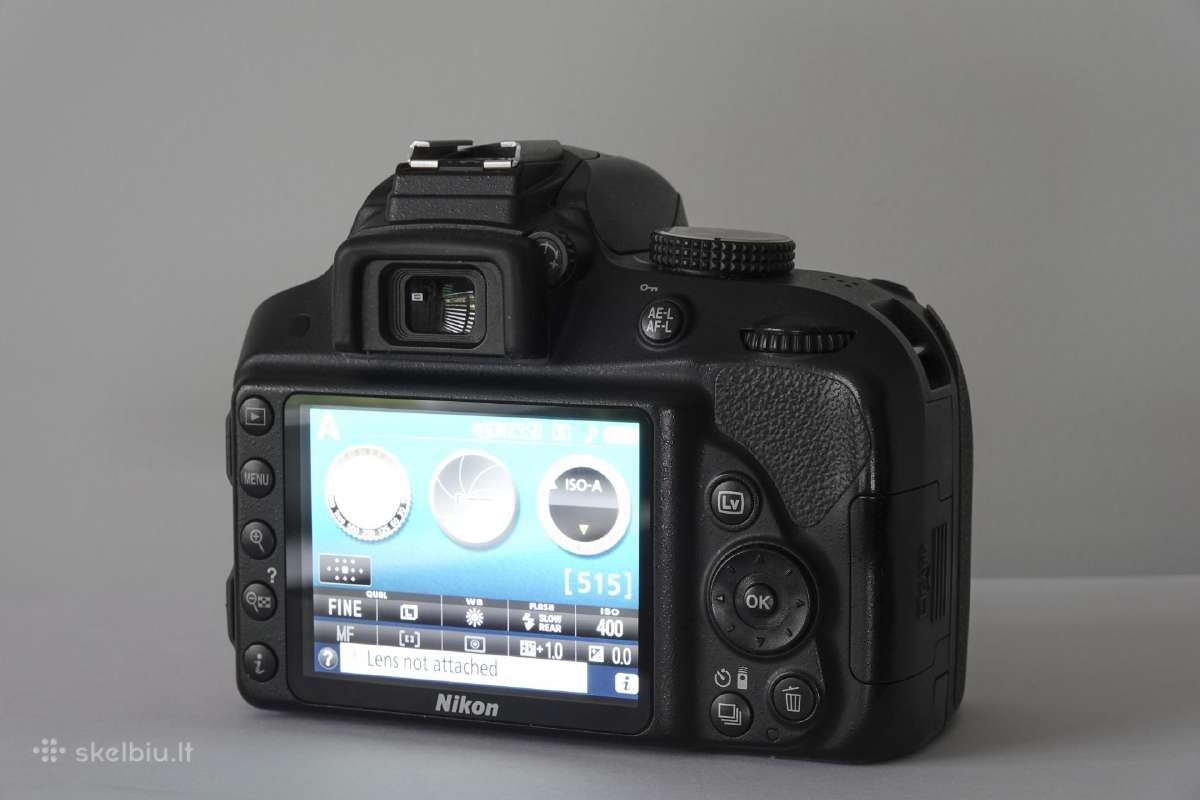 Nikon D3300 body - nuotraukos Nr. 5