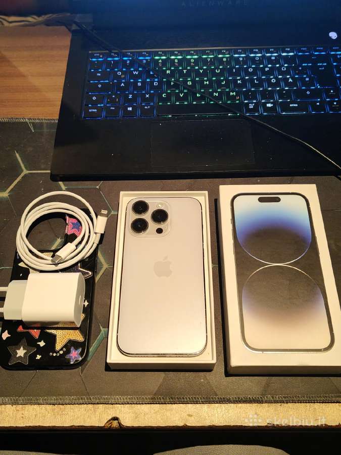 iPhone 14 Pro Silver 256gb - nuotraukos Nr. 9